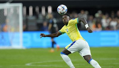 Vinicius brace helps Brazil to 4-1 Copa America win over Paraguay