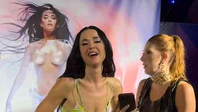 RIR: Dani Calabresa arranca risadas de Katy Perry com presente inusitado