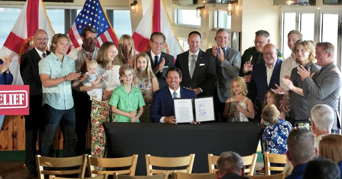 DeSantis signs tax relief package into law