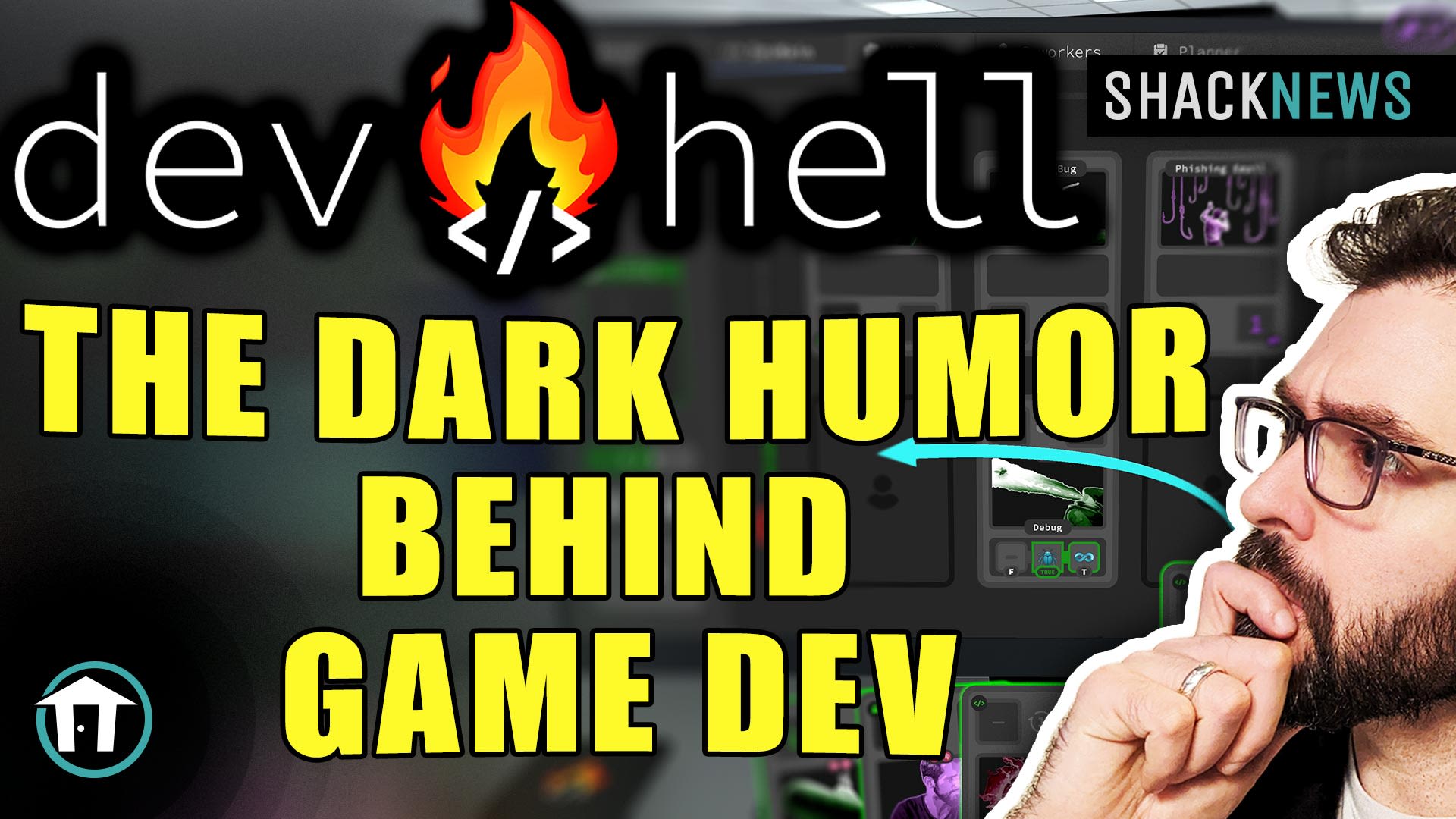 A dark & satirical look at game development with dev_hell