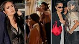 Lenny Kravitz festejó los 60 con Salma Hayek, Naomi Campbell, su hija, su ex y una misteriosa mujer