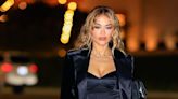 Rita Ora Paired a Micro-Mini LBD With Sheer Tights for Date Night Dressing Perfection