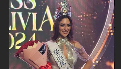 Miss Bolivia 2024 Juliana Barrientos gana la corona del certamen de belleza