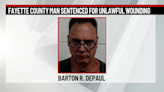 Fayette County man sentenced for unlawful wounding