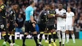 Aston Villa fail to break down 10-man Leeds in ill-tempered stalemate