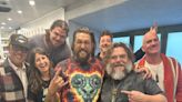 Minecraft movie stars Jack Black and Jason Momoa celebrate end of filming with a sweet behind-the-scenes photo