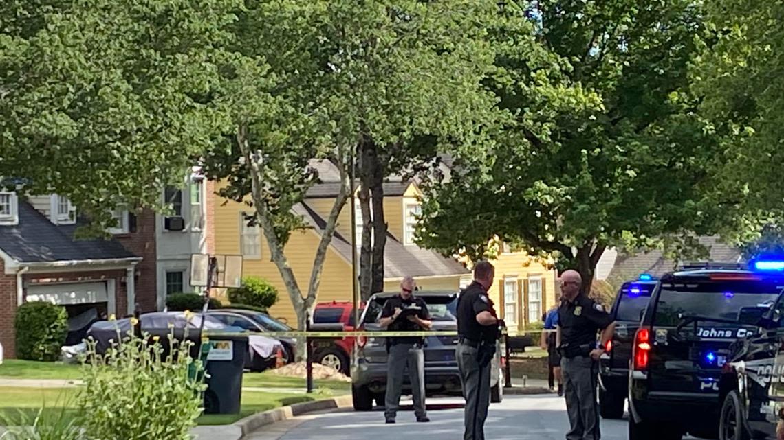 1 shot in Johns Creek neighborhood, police say