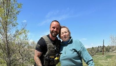 Watch as police dog finds missing 85-year-old hiker clinging to tree in Colorado ravine