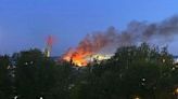 Ukraine launches 'massive attack' on Russia with refinery erupting in fireball