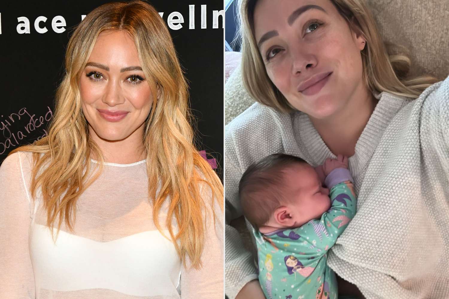 Hilary Duff Cuddles Her Newborn Baby Girl Townes in Cute Photo: ‘Townsie Gahhh’