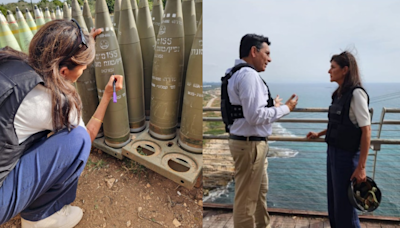 'Finish Them': Former US presidential candidate Nikki Haley writes on Israeli shell during visit near Lebanon border - Times of India