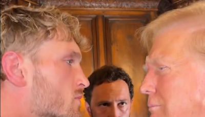 Logan Paul faces off with Donald Trump and WWE fans all demand the same thing