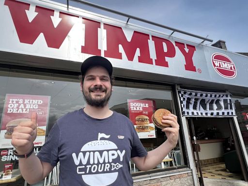 Wimpy super fan completes mammoth mission of visiting every branch