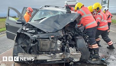 Jail for 'reckless' lorry driver over drugs limit in A47 crash