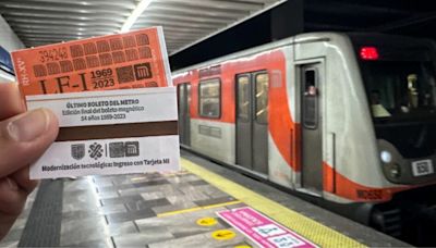 A dónde irá… ¡Tras 54 años, adiós al boleto metálico del Metro!