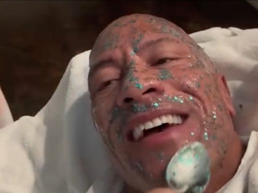 Dwayne ‘The Rock’ Johnson got ‘Unicorn Poo’ facial from his kids for Father’s Day