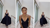 A California Mom Sold Out This TikTok-Viral Black Dress—But It’s Back In Stock & On Sale Now