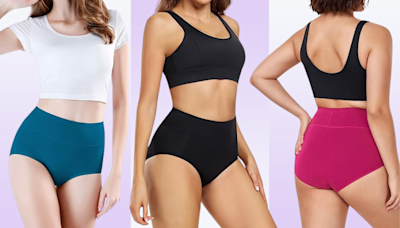 'They smooth out my tummy': Get 4 pairs of sweat-wicking undies on sale for $18