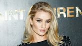 Rosie Huntington-Whiteley Turned Every Single Head While Rocking a White Lace Lingerie Set