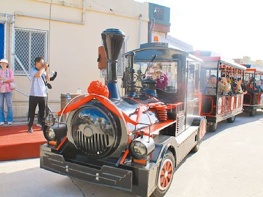 澎湖首輛電動小火車 龜壁號啟航