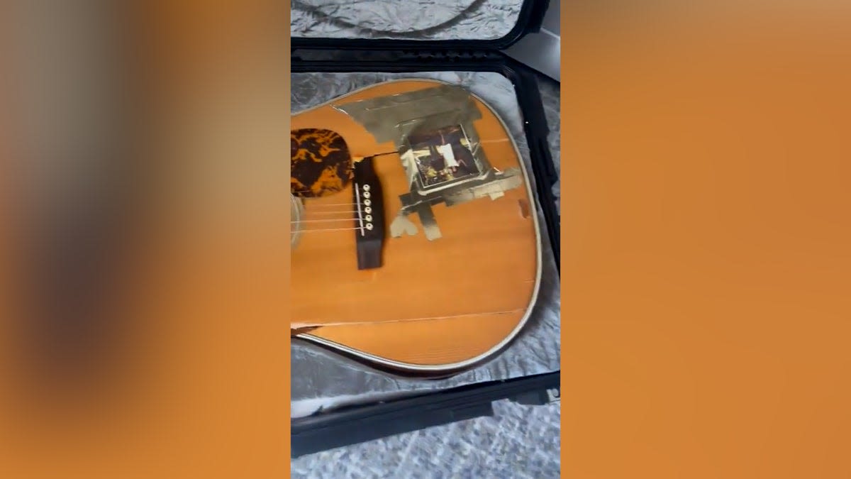 Airline batters singer’s 20-year-old guitar during flight - day before tour with Kacey Musgraves