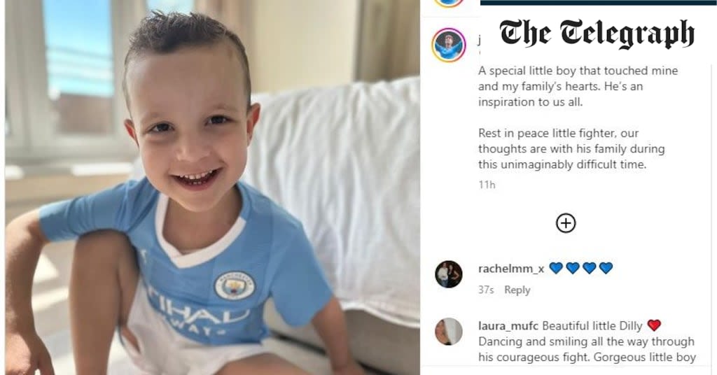 England players dedicate win to boy who died of leukaemia during match