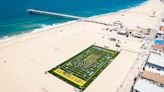 Look: The Rams put a football field on the beach for their 2024 draft party