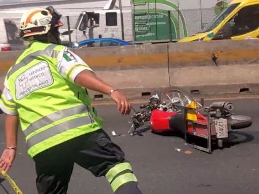 Motociclista pierde la vida en la carretera México-Querétaro