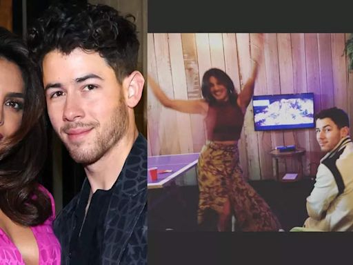 When Priyanka Chopra defeated Nick Jonas in 'Mortal Kombat' and danced with joy: 'She is competitive' | Hindi Movie News - Times of India