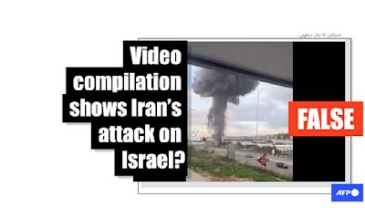 Disaster videos from Lebanon, Chile, Japan falsely shared as Iran attack