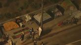 Protesters set up Pro-Palestinian encampment outside LA City Hall