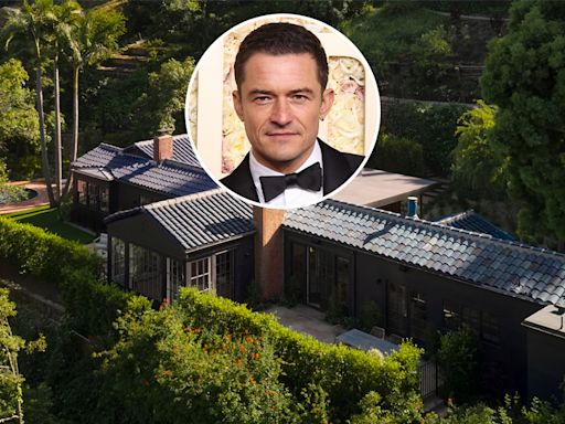 Orlando Bloom’s All-Black L.A. House in Photos