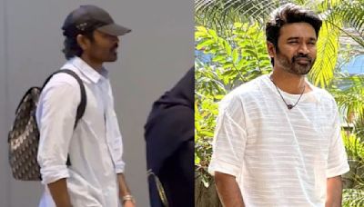 WATCH: Dhanush rushes from Raayan audio launch to Kubera sets; arrives in Hyderabad