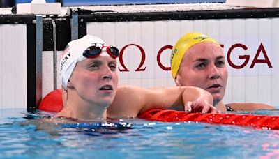 Ariarne Titmus pipped by Katie Ledecky in 400m freestyle heat