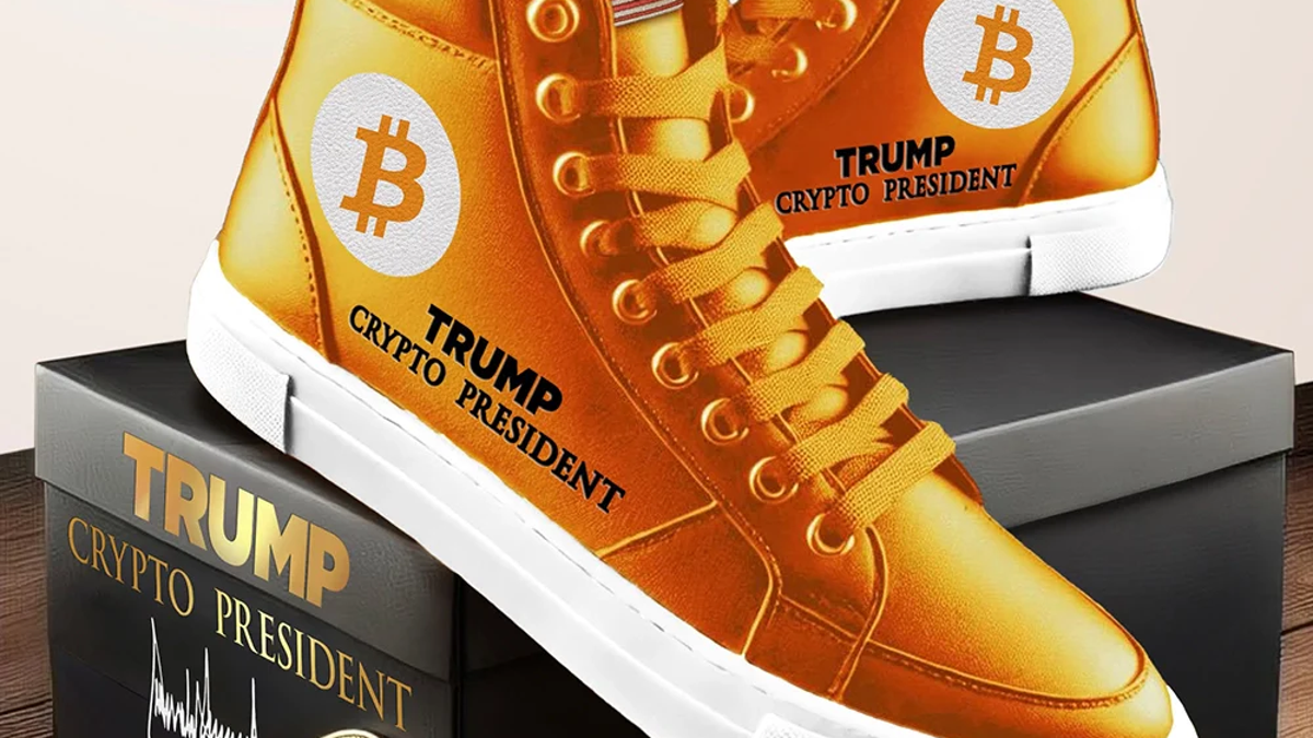 Donald Trump's latest crypto play: $500 Bitcoin sneakers
