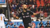 Higuain’s late goal keeps Inter Miami’s playoff hopes on track with two games to go