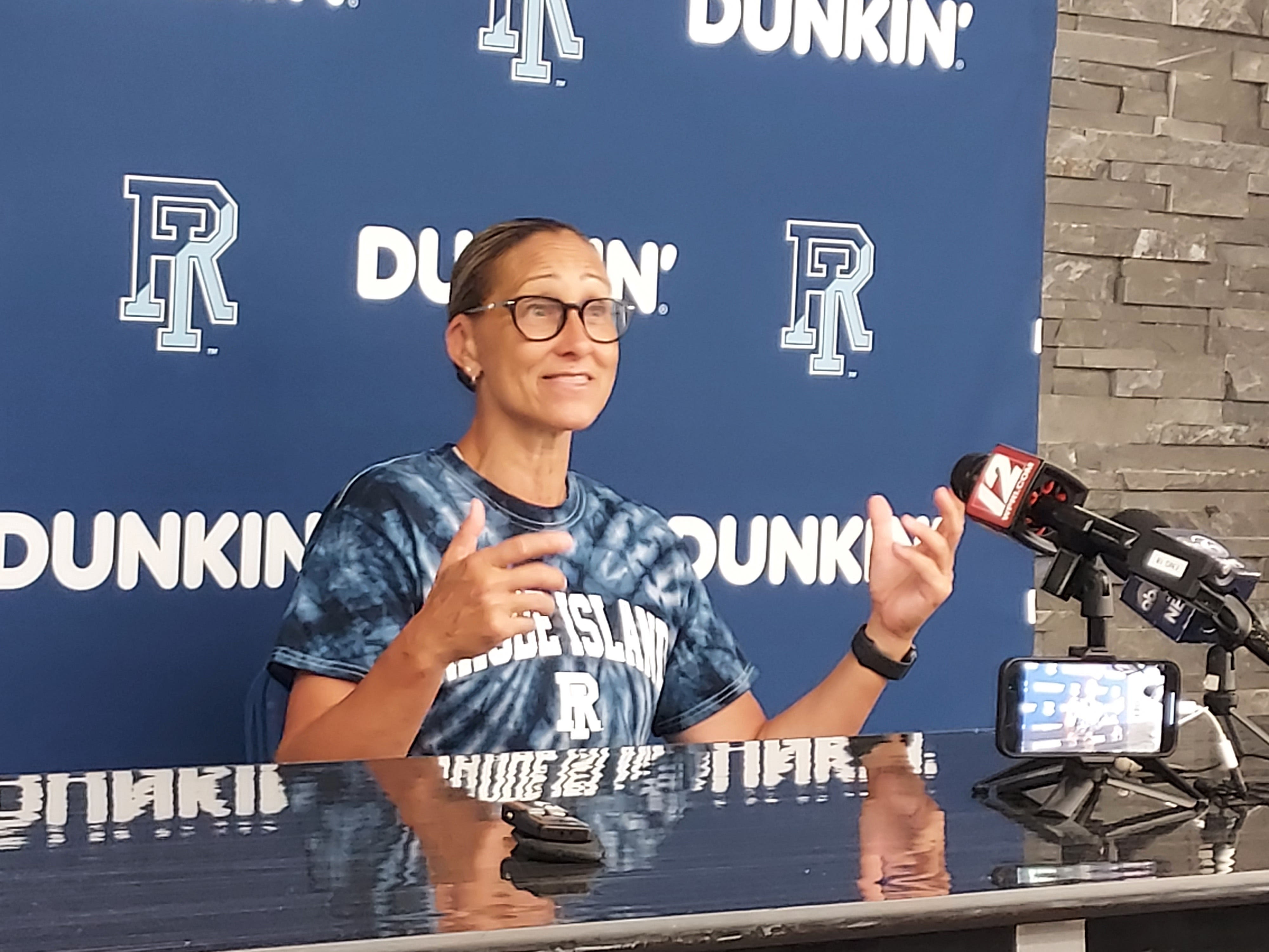 Now that Rhode Island women's basketball coach has reached the Olympics, she has one more goal