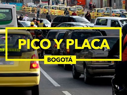 Pilas: Así rotará el pico y placa en Bogotá este jueves 27 de junio