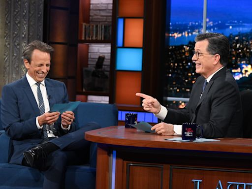 Stephen Colbert, Jimmy Kimmel, Seth Meyers & ‘The Daily...