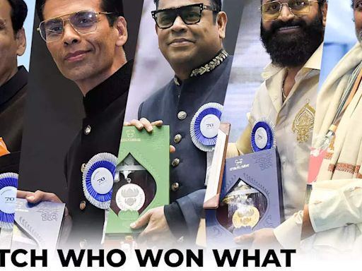 National Film Awards 2024: Brahmastra, Kantara's Rishab Shetty shine; watch who won what