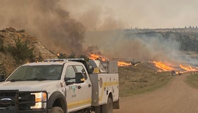 Deadman Fire Complex burning a combined 39,000 acres in southeast Montana