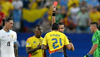 Colombia, a nada de quedarse con el 'ranking' de tarjetas rojas en la Copa América 2024