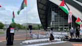 Climate and pro-Palestinian activists target Barclays AGM