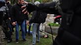 Police clash with right-wing protesters at LGBTQ march in Serbia