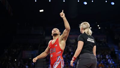 Penn State's Aaron Brooks Wins Wrestling Bronze at Paris Olympics