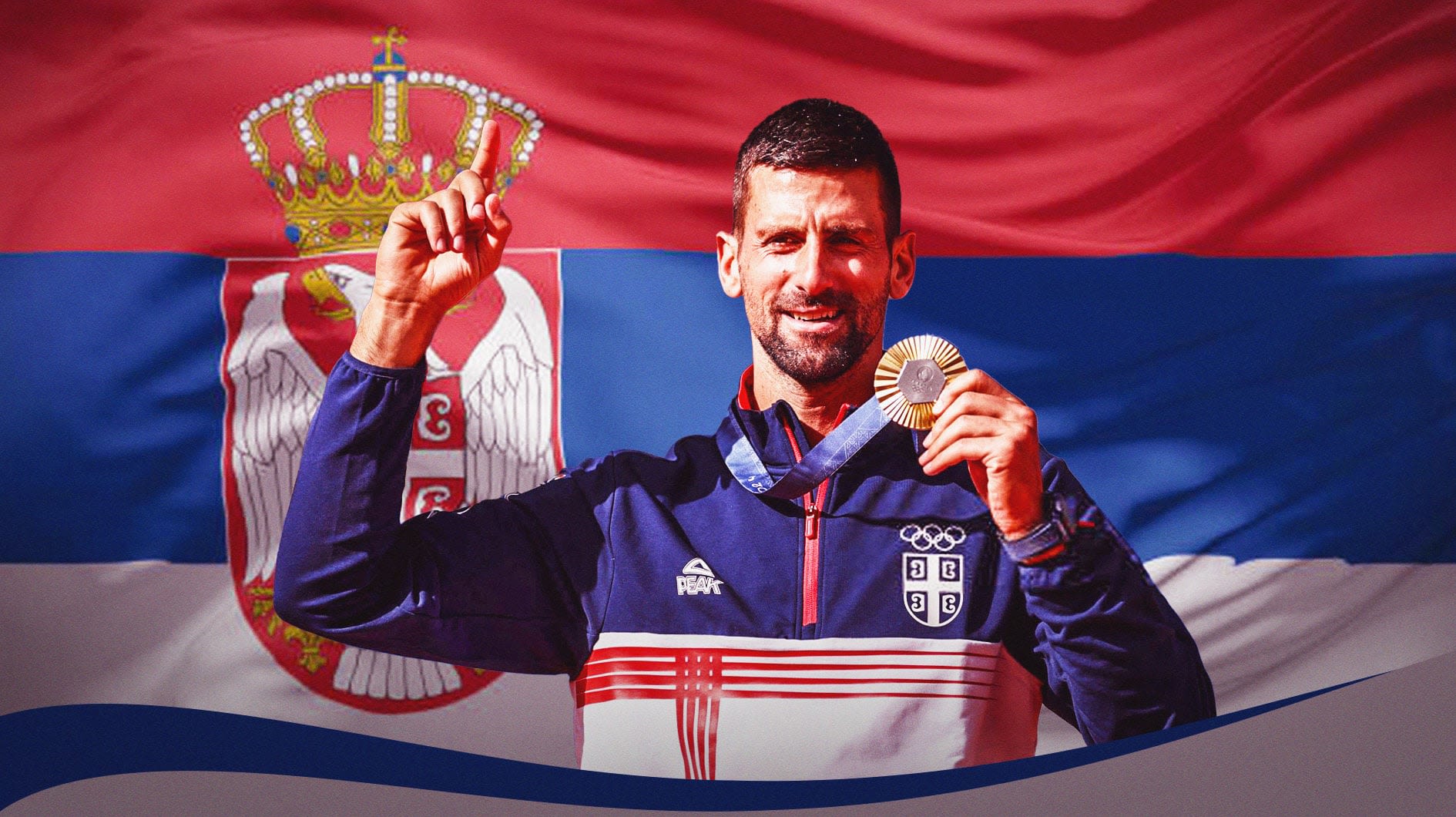 Novak Djokovic reacts to bonkers homecoming after winning Olympics gold