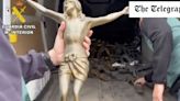 Thieves caught with one ton of crucifixes stolen from graves