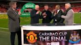 Roy Keane told Erik ten Hag to 'resign' in exchange live on air after cup win