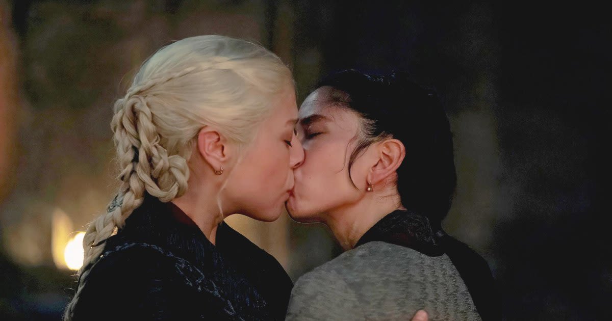 Rhaenyra and Mysaria's House of the Dragon Kiss Was Unscripted