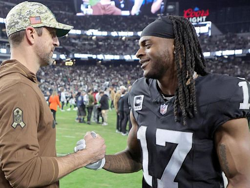 Davante Adams says he's 'locked in' with Raiders, leaves door open for potential reunion with Aaron Rodgers